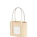 LOEWE Straw Tote Bag With White Leather Logo Patch And Dual Handles size:30×21×11cm #A54072