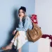 Medium Squeeze bag in mellow nappa lambskin Size:34*13.5*33cm #A49105