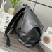 Loewe Black Leather Backpack With Distinctive Zipper And Branding For Modern Urban Style #A50064