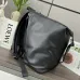 Loewe Black Leather Backpack With Distinctive Zipper And Branding For Modern Urban Style #A50064