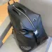 Loewe Black Leather Backpack With Distinctive Zipper And Branding For Modern Urban Style #A50064
