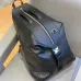 Loewe Black Leather Backpack With Distinctive Zipper And Branding For Modern Urban Style #A50064