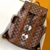 Louis Vuitton Damier Ebene Backpack With Special Graphic And Leather Accents #A51215