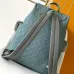 Louis Vuitton Light Blue Embossed Monogram Backpack: Stylish and Functional Design #A50993