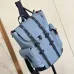 Louis Vuitton Light Blue Monogram Backpack: Blend of Style and Functionality #A51004