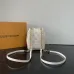 Louis Vuitton White Monogram Backpack With Gold Chain And Pink Accents size:19×15×10cm #A53375
