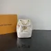 Louis Vuitton White Monogram Backpack With Gold Chain And Pink Accents size:19×15×10cm #A53375