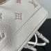Louis Vuitton White Monogram Backpack With Gold Chain And Pink Accents size:19×15×10cm #A53375