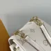 Louis Vuitton White Monogram Backpack With Gold Chain And Pink Accents size:19×15×10cm #A53375