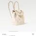 Louis Vuitton White Monogram Backpack With Gold Chain And Pink Accents size:19×15×10cm #A53375