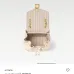 Louis Vuitton White Monogram Backpack With Gold Chain And Pink Accents size:19×15×10cm #A53375