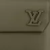 Louis Vuitton Olive Green Leather Backpack With Signature LV Logo size:43×30×14cm #A53749