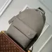 Louis Vuitton Olive Green Leather Backpack With Signature LV Logo size:43×30×14cm #A53749