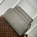 Louis Vuitton Olive Green Leather Backpack With Signature LV Logo size:43×30×14cm #A53749