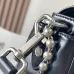Louis Vuitton Black Leather Crossbody Bag With Signature Hardware And Compact Design #A50330