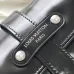 Louis Vuitton Black Leather Crossbody Bag With Signature Hardware And Compact Design #A50330
