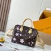 Louis Vuitton Speedy Bag With Cherry Blossom Print And Pink Accents For Timeless Charm  #A50331