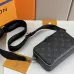 Louis Vuitton Alpha Wearable Monogram Eclipse original 1:1 Quality Message Bag #999931712