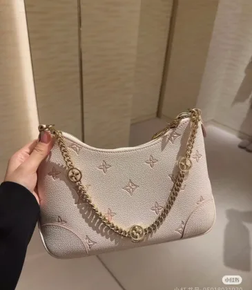 Louis Vuitton Embossed Monogram Hobo Bag With Gold - Accent Chain #A51592