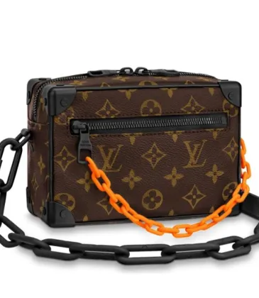  LV virgil mini soft truck shoulder bags Brown/Black #9123960