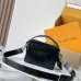 Chic Black Louis Vuitton Patent Leather Crossbody Bag With Signature Details For Fashion Enthusiasts #A49794