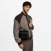 Chic Black Louis Vuitton Patent Leather Crossbody Bag With Signature Details For Fashion Enthusiasts #A49794