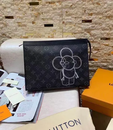Louis Vuitton Monogram Eclipse Pochette With Cartoon Character Print And Stylish Design #A50814