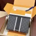 Louis Vuitton Monogram Eclipse Pochette With Striped Accent And Compact Design #A50815