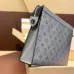 Louis Vuitton Monogram Eclipse Pochette In Light Grey With Signature Motifs And Luxe Packaging #A50810