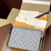 Louis Vuitton Monogram Eclipse Pochette In Light Grey With Signature Motifs And Luxe Packaging #A50810