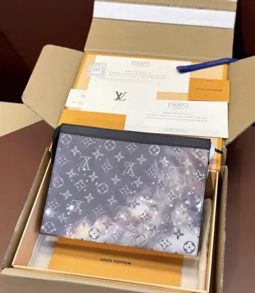 Louis Vuitton Monogram Galaxy Pochette With Cosmic Print And Luxe Packaging #A50812