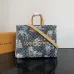 Louis Vuitton Damier Graphite Printed Tote Bag With Tropical Motif And Leather Handles size:40×32×6cm #A54066