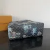 Louis Vuitton Damier Graphite Printed Tote Bag With Tropical Motif And Leather Handles size:40×32×6cm #A54066
