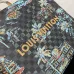 Louis Vuitton Damier Graphite Printed Tote Bag With Tropical Motif And Leather Handles size:40×32×6cm #A54066