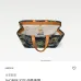 Louis Vuitton Damier Graphite Printed Tote Bag With Tropical Motif And Leather Handles size:40×32×6cm #A54066