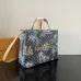Louis Vuitton Damier Graphite Printed Tote Bag With Tropical Motif And Leather Handles size:40×32×6cm #A54066