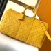 Louis Vuitton Yellow Monogram Coated Canvas Keepall Bandouliere 50 Aged Gold Hardware for Sale #A44622