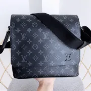 Louis Vuitton Monogram Shadow Messenger Bag Sophisticated  Spacious and Stylish for the Modern Man#9127028