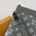 Louis Vuitton Pochette With Grey Monogram Canvas And Contrast Trim Design #A50711