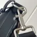 Sleek Black Louis Vuitton Leather Hobo Bag With Signature Details For Timeless Style #A49795