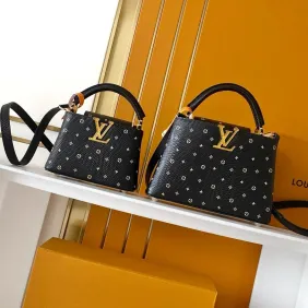 LV Capucines BB Monogram Leather Crossbody Bag #A65062