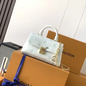 LV Nano Madeleine Monogram Leather Chain Bag 21×12.5×6cm #A65052