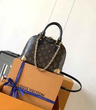 LV Original M26084 Alma BB Trunk Handbag | Monogram Canvas Crossbody Bag with Detachable Chain #A60248 LV Original M26084 Alma BB Trunk Handbag | Monogram Canvas Crossbody Bag with Detachable Chain #A60248