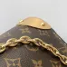 LV Original M27216 Trunk Alma PM Handbag | Monogram Canvas Leather Trim Top Handle Bag #A60247