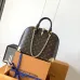 LV Original M27216 Trunk Alma PM Handbag | Monogram Canvas Leather Trim Top Handle Bag #A60247