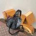 Louis Vuitton Nano Speedy Bag In Black Monogram Eclipse Canvas With Chain Strap #A50713
