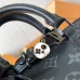 Louis Vuitton Nano Speedy Bag In Black Monogram Eclipse Canvas With Chain Strap #A50713
