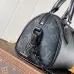 Louis Vuitton Nano Speedy Bag In Black Monogram Eclipse Canvas With Chain Strap #A50713