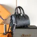 Louis Vuitton Nano Speedy Bag In Black Monogram Eclipse Canvas With Chain Strap #A50713