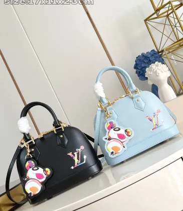 Louis Vuitton Alma BB Bags With Colorful Cartoon Patches And Signature Hardware #A50431